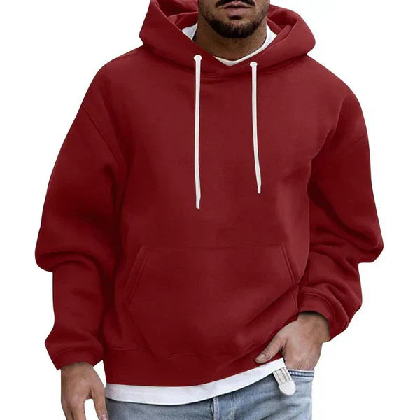 Hooded Pullover Men – Stylish Warm Sweatshirt for Casual Wear and Outdoor