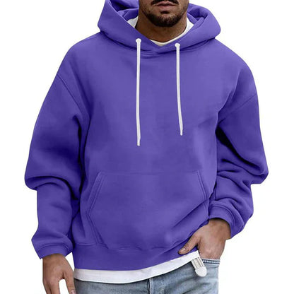 Hooded Pullover Men – Stylish Warm Sweatshirt for Casual Wear and Outdoor