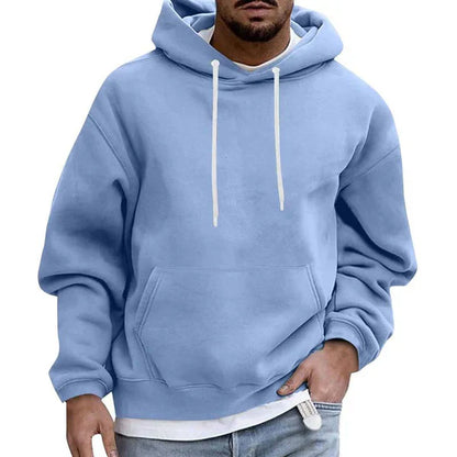 Hooded Pullover Men – Stylish Warm Sweatshirt for Casual Wear and Outdoor