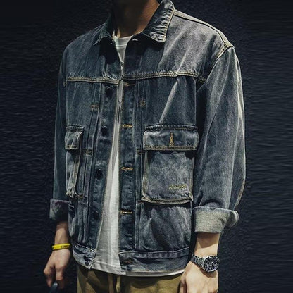 Denim Jacket for Men – Stylish Casual Outerwear, Classic Fit, and Durable Fabric