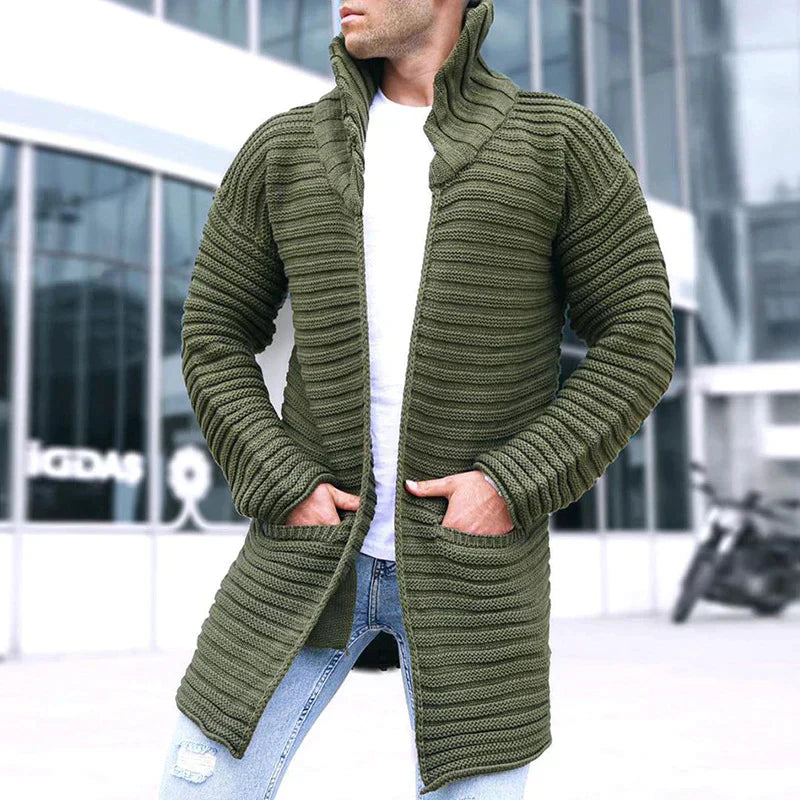 Men's Cozy Cardigan – Soft Knit Sweater for Casual Wear & Layering