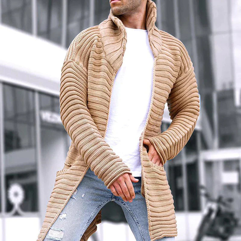 Men's Cozy Cardigan – Soft Knit Sweater for Casual Wear & Layering