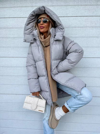 Puffer Winter Coat Women – Warm Insulated Jacket for Cold Weather Fashion