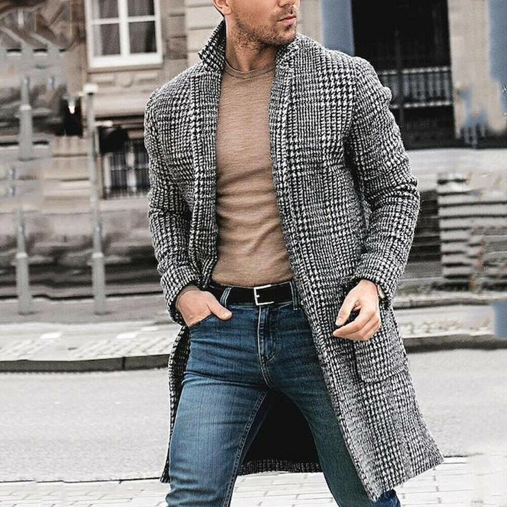 Men's Stylish Coat – Trendy Winter Jacket with Warm Fabric and Modern Fit