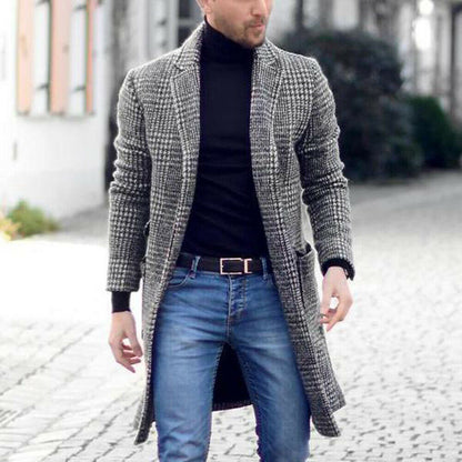 Men's Stylish Coat – Trendy Winter Jacket with Warm Fabric and Modern Fit