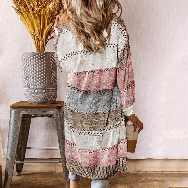 Boho Cardigan for Women – Long Lightweight Knit Sweater for Casual Style