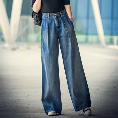 Wide Leg Trousers for Women – Chic High-Waisted Pants in Soft Fabric