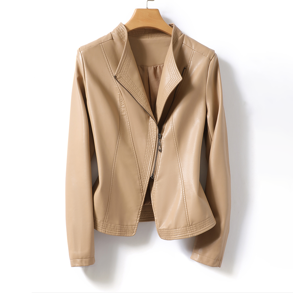 Leather Blazer Women – Stylish Faux Leather Jacket for Casual or Work