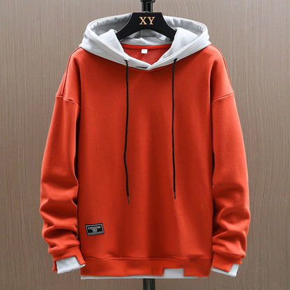 Men's Hoodie – Stylish Two-Tone Pullover with Soft Fabric for Casual Wear