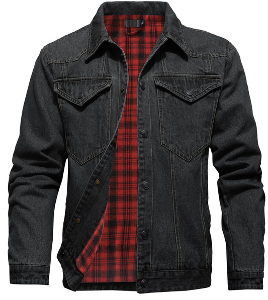 Men's Denim Jacket – Stylish Casual Outerwear, Classic Fit, Versatile Design