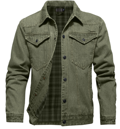 Denim Jacket for Men – Stylish Casual Outerwear, Classic Fit, and Durable Fabric