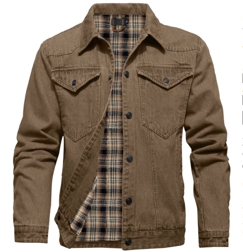 Denim Jacket for Men – Stylish Casual Outerwear, Classic Fit, and Durable Fabric