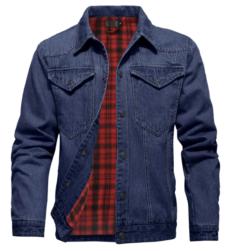 Denim Jacket for Men – Stylish Casual Outerwear, Classic Fit, and Durable Fabric