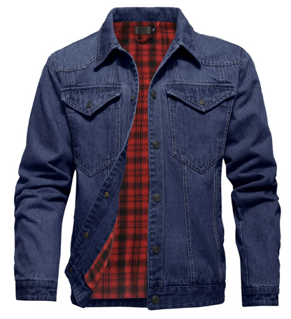 Denim Jacket for Men – Stylish Casual Outerwear, Classic Fit, and Durable Fabric