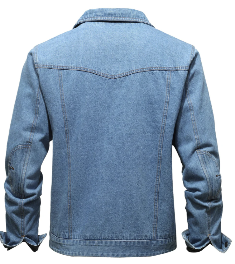 Denim Jacket for Men – Stylish Casual Outerwear, Classic Fit, and Durable Fabric