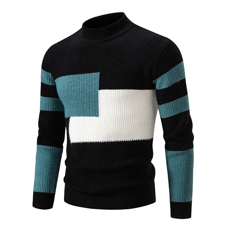 Men's Knitted Jumper – Cozy Wool Sweater for Casual Wear & Winter Style