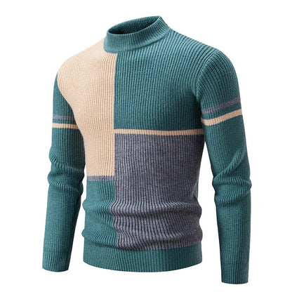 Men's Knitted Jumper – Cozy Wool Sweater for Casual Wear & Winter Style