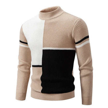 Men's Knitted Jumper – Cozy Wool Sweater for Casual Wear & Winter Style