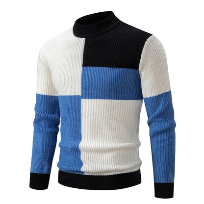 Men's Knitted Jumper – Cozy Wool Sweater for Casual Wear & Winter Style