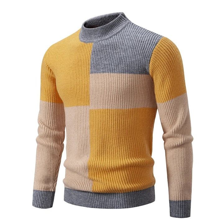 Men's Knitted Jumper – Cozy Wool Sweater for Casual Wear & Winter Style