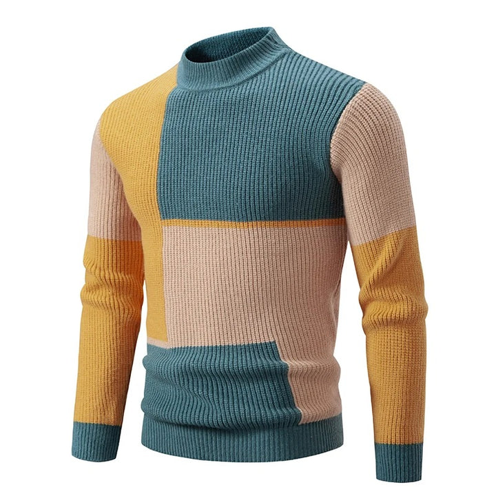 Men's Knitted Jumper – Cozy Wool Sweater for Casual Wear & Winter Style