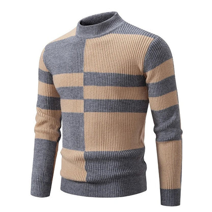 Men's Knitted Jumper – Cozy Wool Sweater for Casual Wear & Winter Style