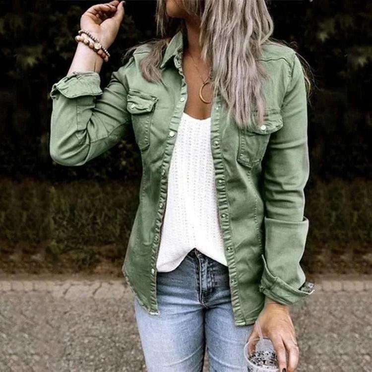 Denim Jacket for Women – Soft Casual Jean Jacket with Stylish Fit