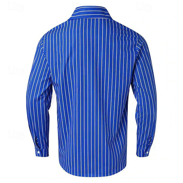 Men's Casual Long Sleeve Shirt – Lightweight Cotton Button-Up for Everyday Wear